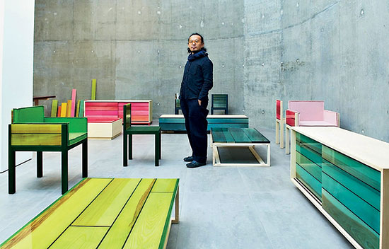Новую коллекцию мебели ColoRing представил дизайнер Джо Нагасака