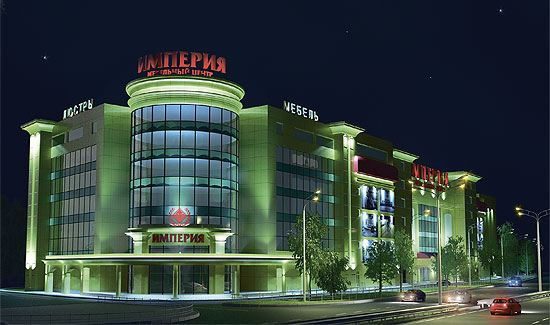 В конце сентября в Москве откроется новый семиэтажный мебельный центр «Империя».