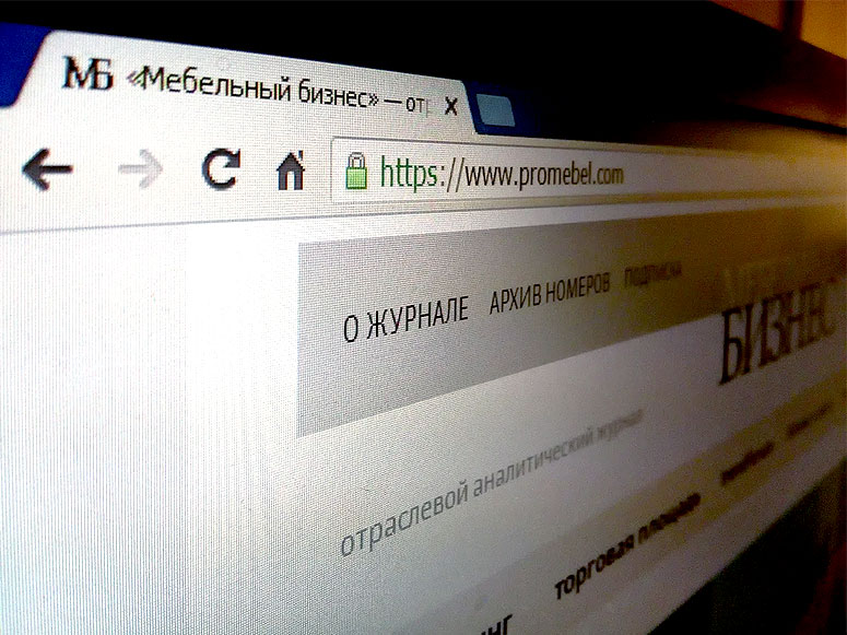 Сайт «МБ» за полгода кратно увеличил свою посещаемость www.promebel.com