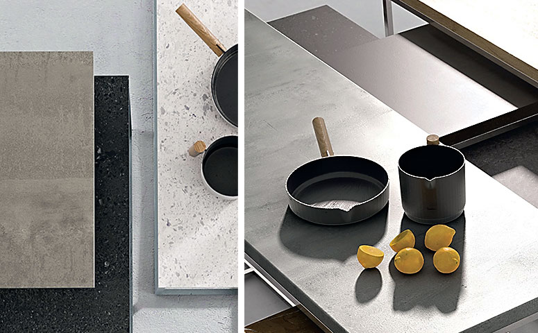 Kronospan сочетает в себе универсальность и функциональность материалов на основе дерева с естественной элегантностью мрамора