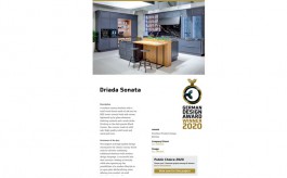 Кухня от фабрики «Дриада» получила награду German Design Award 2020.