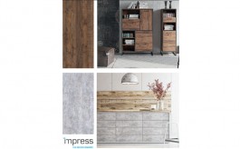 Новые декоры Cement и Samdal Oak от компании IMPRESS 