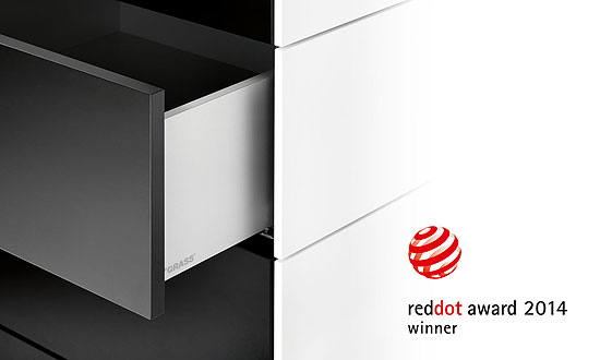 Выдвижная система Vionaro от GRASS получила престижную премию the Red Dot Design Award 2014.