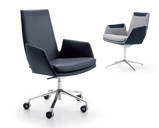 Другой свежий проект Cor — коллекция офисных стульев и столиков Cordia